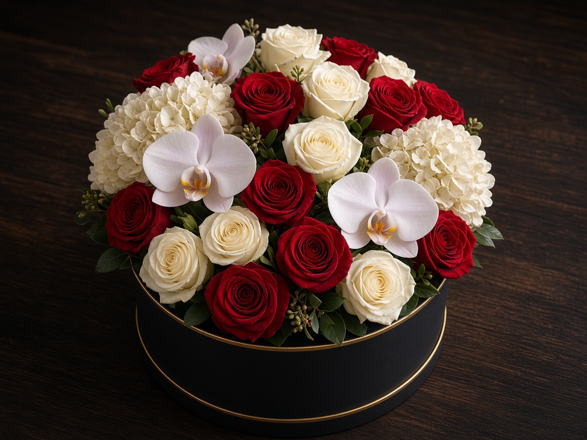 Luxury rose flower box at RoseHarbor